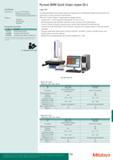 591 Ручные ВИМ Quick Scope серии QS-L Спецификация Погрешность Подсветка 1(x,y) : (2,5+2L/100) мкм Ь=измеренная длина (мм) (1)Согласно методу контроля Mitu Каталог MITUTOYO 2017 Инструмент измерительный Микрометры цифровые и механические Штангенциркули стандартные и специальные Индикаторы Индикаторные головки Приборы из Японии Стр. 591