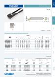 48 Металлорежущий токарный инструмент для растачивания заготовок на станках Сборная державка Pramet PSKNR/L правого и левого исполнений для крепления пластин Каталог PRAMET 2014 на русском языке Токарная обработка Точение Отрезка Обработка канавок Нарезание резьбы Стр. 47