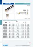 97 Токарная сборная расточная оправка Pramet SCLCR/L для внутреннего растачивания заготовок из металлов и сплавов Со стандартным цилиндрическим хвостовиком с Каталог PRAMET 2014 на русском языке Токарная обработка Точение Отрезка Обработка канавок Нарезание резьбы Стр. 96