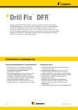 332 Drill Fix DFR Режущие пластины Drill Fix DFR позволяют использовать максимальные подачи при обработке отверстий диаметром 12,5-24 мм (0 500-1 000 ) и Каталог KENNAMETAL 2018 Режущий инструмент для обработки отверстий в металлах и сплавах Быстрорежущие метчики и раскатники Сборные фрезы с СРП и твердосплавные Стр. J8