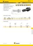 1351 Kennametal Mill 1-25 Концевые фрезы со сменными пластинами Черновая и чистовая обработка алюминиевых сплавов Превосходные возможности врезания под уг Каталог KENNAMETAL 2018 Режущий инструмент для обработки отверстий в металлах и сплавах Быстрорежущие метчики и раскатники Сборные фрезы с СРП и твердосплавные Стр. T81