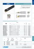 160 Токарные резцы Pramet для точения резьбы на токарных станках SIR/L Угол X выбирается в пределах -1,5° +4,5° заменой опорной пластины Спецификация опорных п Каталог PRAMET 2014 на русском языке Токарная обработка Точение Отрезка Обработка канавок Нарезание резьбы Стр. 159