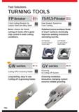 8 Tool Solutions TURNING TOOLS Better choice for finish cutting of steels offers good chip control in wide cutting conditions FP Breaker A011 A016 Каталог MITSUBISHI 2020 Режущий инструмент для станков по металлу Фрезы концевые монолитные из твердого сплава и сборные со сменными режущими пластинами Резцы Сверла Стр. PR6