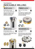 9 Tool Solutions INDEXABLE MILLING NEW WJX series I Ml 72 Double-sided Insert Type High Feed Radius Milling Cutter TOOL NEWS Improved sharpness and Каталог MITSUBISHI 2020 Режущий инструмент для станков по металлу Фрезы концевые монолитные из твердого сплава и сборные со сменными режущими пластинами Резцы Сверла Стр. PR7