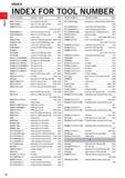 38 INDEX FOR TOOL NUMBER ORDER NUMBER PRODUCT NAME PAGE ORDER NUMBER SPMTOOOOOO Insert (Class M tolerance) A159 SPMT120408-A Insert (ForTBEI type en Каталог MITSUBISHI 2020 Режущий инструмент для станков по металлу Фрезы концевые монолитные из твердого сплава и сборные со сменными режущими пластинами Резцы Сверла Стр. 16