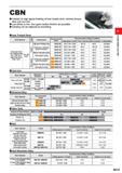 245 CBN Suitable for high speed finishing of heat treated steel, sintered ferrous alloy and cast iron Low affinity to iron, thus good surface finishe Каталог MITSUBISHI 2020 Режущий инструмент для станков по металлу Фрезы концевые монолитные из твердого сплава и сборные со сменными режущими пластинами Резцы Сверла Стр. B015