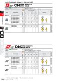 298 PCD TURNING INSERTS NEGATIVE 080° CN TYPE INSERTS WITH HOLE Work Material Non-ferrous Metal Cutting Conditions (Guide): : Stable Cutting C' Gener Каталог MITSUBISHI 2020 Режущий инструмент для станков по металлу Фрезы концевые монолитные из твердого сплава и сборные со сменными режущими пластинами Резцы Сверла Стр. B068