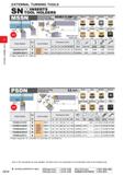 326 EXTERNAL TURNING TOOLS EXTERNAL TURNING TOOLS c C014 INSERTS TOOL HOLDERS : V External turning, DOUBLE CLAMP type Facing, Chamfering For heavy cu Каталог MITSUBISHI 2020 Режущий инструмент для станков по металлу Фрезы концевые монолитные из твердого сплава и сборные со сменными режущими пластинами Резцы Сверла Стр. C014