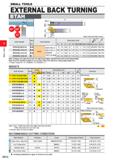 360 SMALL TOOLS SMALL TOOLS EXTERNAL BACK TURNING CDX fM W )3' on INX=t3 LF KAPR \J HBL LH Right hand tool holder shown Order Number Stock Insert Num Каталог MITSUBISHI 2020 Режущий инструмент для станков по металлу Фрезы концевые монолитные из твердого сплава и сборные со сменными режущими пластинами Резцы Сверла Стр. D012