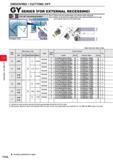 460 GROOVING / CUTTING OFF SERIES (FOR EXTERNAL RECESSING) For 50° recessing holder Note 1) Please order the modular blade and modular holder separat Каталог MITSUBISHI 2020 Режущий инструмент для станков по металлу Фрезы концевые монолитные из твердого сплава и сборные со сменными режущими пластинами Резцы Сверла Стр. F036