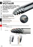 980 SOLID END MILLS CARBIDE LU D o /> m /> D O O' ee LU o Ideal Shape LU Q O I/) Nose Radius Ball Nose End Mill Nose and tangential form part has two Каталог MITSUBISHI 2020 Режущий инструмент для станков по металлу Фрезы концевые монолитные из твердого сплава и сборные со сменными режущими пластинами Резцы Сверла Стр. J358