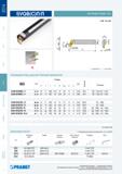 115 Токарный резец Pramet S SVQBC для внутренней токарной обработки на станках Правого и левого исполнений Размеры Вес указан в кг Запчасти Пластины Запасные ч Каталог PRAMET 2014 на русском языке Токарная обработка Точение Отрезка Обработка канавок Нарезание резьбы Стр. 114