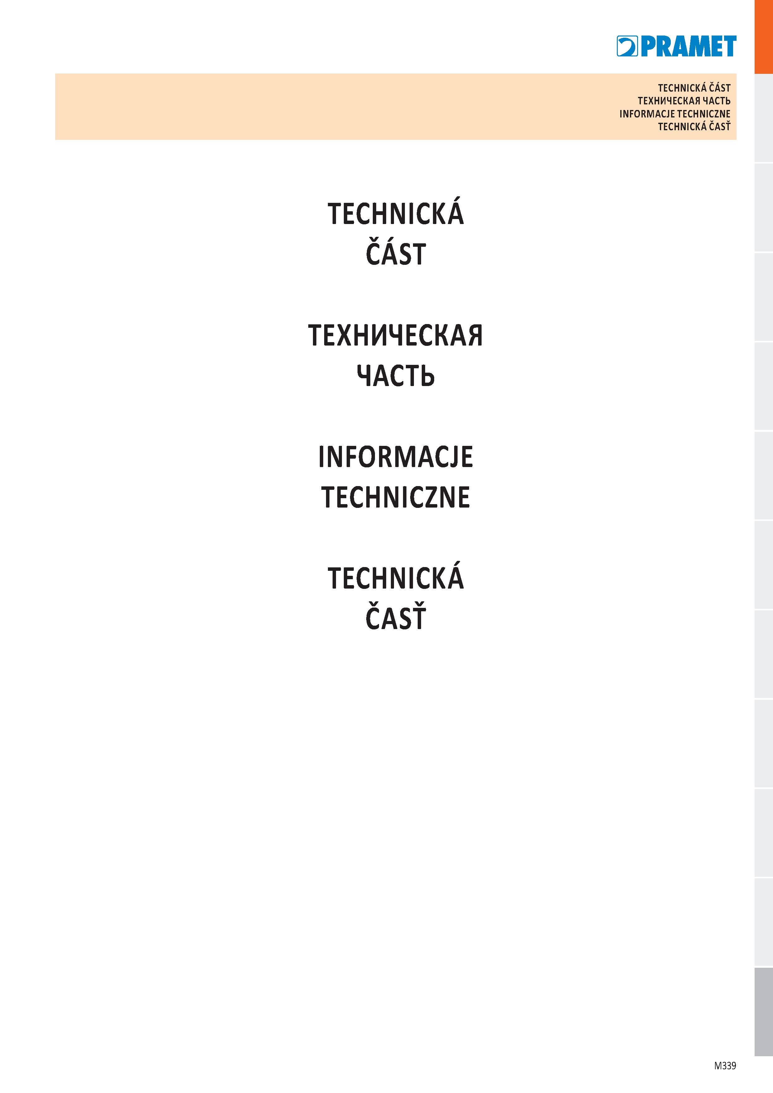 807 E3PRAMET TECHNICKÁ ČÁST ТEXНИЧEСКAЯHACTb INFORMACJE TECHNICZNE TECHNICKÁ ČASŤ TECHNICKÁ ČÁST TEXHM4EC 4ACTb INFORMACJE TECHNICZNE TECHNICKÁ V V Č Каталог PRAMET 2019 Режущий инструмент Резцы с твердосплавными пластинами по металлу для точения и растачивания Концевые и насадные фрезы Сверла с СМП Расточные головки Стр. M339