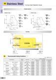 14 Insert Selection M Stainless Steel Нержавеющая сталь Turning Insert Selection Guide Chipbreakers Negative Type Positive Type Q v V/ V V NEX NGU NSU 0, Каталог SUMITOMO 2018 Инструмент металлорежущий Пластины сменные твердосплавные и из сверхтвердых режущих материалов Сверла спиральные Фрезы сборные с СРП Резцы Стр. A8