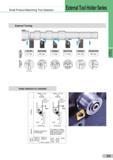 129 Small Product Machining Tool Selection External Tool Holder Series External Turning Cut - Off Back Turning Copying General Turning Grooving Grooving & Каталог SUMITOMO 2018 Инструмент металлорежущий Пластины сменные твердосплавные и из сверхтвердых режущих материалов Сверла спиральные Фрезы сборные с СРП Резцы Стр. D3