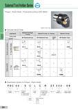 132 External Holders External Tool Holder Series Polygon - Shank Holder - Produced According to ISO 26623-1 Negative Insert Type TOOLING SELECTION Classif Каталог SUMITOMO 2018 Инструмент металлорежущий Пластины сменные твердосплавные и из сверхтвердых режущих материалов Сверла спиральные Фрезы сборные с СРП Резцы Стр. D6