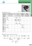 133 External Tool Holder Series Positive Insert Type TOOLING SELECTION Application General Turning Copying General Turning Special Turning Insert Type 60° Каталог SUMITOMO 2018 Инструмент металлорежущий Пластины сменные твердосплавные и из сверхтвердых режущих материалов Сверла спиральные Фрезы сборные с СРП Резцы Стр. D7