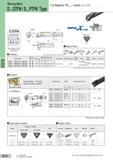 184 Boring Bars for neg Insert Boring Bars D DTFN / S PTFN Type For Negative TN Inserts ( a = 0°) SumiTurn XBar Insert (eg ) N-GU I Spare Parts Запасные ч Каталог SUMITOMO 2018 Инструмент металлорежущий Пластины сменные твердосплавные и из сверхтвердых режущих материалов Сверла спиральные Фрезы сборные с СРП Резцы Стр. E12