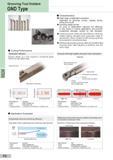 198 Grooving & Parting-Off Grooving Tool Holders GND Type Cutting Performance Eliminates Vibration Reduces vibration up to 30% compared to conventional gr Каталог SUMITOMO 2018 Инструмент металлорежущий Пластины сменные твердосплавные и из сверхтвердых режущих материалов Сверла спиральные Фрезы сборные с СРП Резцы Стр. F2