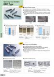 200 Grooving & Parting-Off Grooving Tool Holders GND Type Cermet Grade T2500A Presenting a new cermet grade for steel grooving and turning Greatly improve Каталог SUMITOMO 2018 Инструмент металлорежущий Пластины сменные твердосплавные и из сверхтвердых режущих материалов Сверла спиральные Фрезы сборные с СРП Резцы Стр. F4