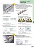 201 Notice: Different insert sizes GNDIS type: use smaller GXM type inserts GNDI type: use standard GCM inserts Grooving Tool Holders GND Type GNDIS Type Каталог SUMITOMO 2018 Инструмент металлорежущий Пластины сменные твердосплавные и из сверхтвердых режущих материалов Сверла спиральные Фрезы сборные с СРП Резцы Стр. F5