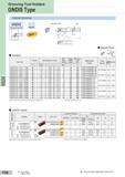 222 Grooving & Parting-Off Grooving Tool Holders GNDIS Type F26 Internal Grooving GNDIS Internal Grooving V + J 0Dm Min Bore 0Ds Spare Parts Запасные част Каталог SUMITOMO 2018 Инструмент металлорежущий Пластины сменные твердосплавные и из сверхтвердых режущих материалов Сверла спиральные Фрезы сборные с СРП Резцы Стр. F26