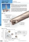 306 Indexable Endmills ”Metal slash Mill” MSX Type Ultra High Feed Boosts Productivity - Cuts Costs I Features The Metal Slash Mill type MSX is a new mult Каталог SUMITOMO 2018 Инструмент металлорежущий Пластины сменные твердосплавные и из сверхтвердых режущих материалов Сверла спиральные Фрезы сборные с СРП Резцы Стр. H8