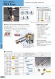 318 Indexable Endmills Wavemill Series WEX Type For the Smooth and Reliable Cutting Action General Features Ramping (Slant Milling) Tool Diam 0D Max Rampi Каталог SUMITOMO 2018 Инструмент металлорежущий Пластины сменные твердосплавные и из сверхтвердых режущих материалов Сверла спиральные Фрезы сборные с СРП Резцы Стр. H20