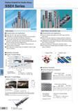 368 Coated Endmills Radius Endmill for Exotic Alloys SSEH Series SSEH Radius Characteristics and Applications Steep helix (45° helix) improves sharpness C Каталог SUMITOMO 2018 Инструмент металлорежущий Пластины сменные твердосплавные и из сверхтвердых режущих материалов Сверла спиральные Фрезы сборные с СРП Резцы Стр. J22