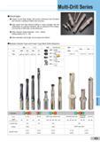 399 Multi-Drill Series Advantages Unique curved flute design with proven enhanced chip formation and removal, resulting in better hole accuracy High speed Каталог SUMITOMO 2018 Инструмент металлорежущий Пластины сменные твердосплавные и из сверхтвердых режущих материалов Сверла спиральные Фрезы сборные с СРП Резцы Стр. K3