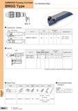 544 Tools SUMIB0R0N Threasing Tool Holder For Hardened Steel BNGG Type Cat No Stock Dimensions (mm) Размеры указаны в мм Applicable Insert R L f 12 l1 BNG Каталог SUMITOMO 2018 Инструмент металлорежущий Пластины сменные твердосплавные и из сверхтвердых режущих материалов Сверла спиральные Фрезы сборные с СРП Резцы Стр. M44