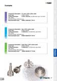 37 Examples T-TURN Component description CV Joint, 0 55% carbon steel I nsert type C N MG 120408 Cutting parameters V=345 125m/min, f=0 25mm/rev, ap Каталог TAEGUTEC 2013 Сменные режущие токарные пластины для металлообработки Инструментальные материалы Сплавы Стружколомы Геометрия Справочная информация Стр. 37