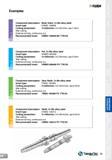 39 T-TURN Examples Component description Body Valve, Cr-Mo alloy steel Insert type DNMG 150608 Cutting parameters V=230m/min, f=0 3mm/rev, ap=1 0mm Каталог TAEGUTEC 2013 Сменные режущие токарные пластины для металлообработки Инструментальные материалы Сплавы Стружколомы Геометрия Справочная информация Стр. 39