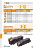 118 Insert Item List nm Recommended Machining Grade I Conditions Cermet CVD Coated PVD Coate Un coated Insert Designation feed (mm/rev) ap (mm) PV301 Каталог TAEGUTEC 2013 Сменные режущие токарные пластины для металлообработки Инструментальные материалы Сплавы Стружколомы Геометрия Справочная информация Стр. 118