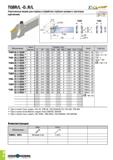 403 TGBR/L -D R/L -iV tJP Упрочненные лезвия для отрезки и обработки глубоких канавок c винтовым креплением Ж 2 TGBR -R -L TGBL -R -L e 5 J =1 H ,WB Каталог TAEGUTEC 2020 Режущий инструмент для токарных станков с ЧПУ и универсальных с ручным управлением Твердосплавные пластины для резцов и державок Спиральные сверла Стр. B40