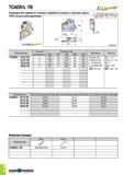 411 TCAER/L-TB Картридж для наружного точения и обработки канавок с каналом подачи СОЖ под высоким давлением f nil Правый Обозначение Посадочный разм Каталог TAEGUTEC 2020 Режущий инструмент для токарных станков с ЧПУ и универсальных с ручным управлением Твердосплавные пластины для резцов и державок Спиральные сверла Стр. B48