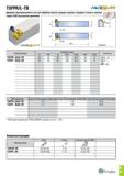 450 TXFPR/L-TB face sh Обозначение Размеры (мм) Пластина H HF B OAL OAH WF CDX TXFPR 2525-TB 25 25 25 150 35 5 32 6 TDFX R TXFPL 2525-TB 25 25 25 150 Каталог TAEGUTEC 2020 Режущий инструмент для токарных станков с ЧПУ и универсальных с ручным управлением Твердосплавные пластины для резцов и державок Спиральные сверла Стр. B87