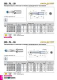 639 3ED T0 -3D £>rc/LL £0 Трехперое сверло со сменными головками с цилиндрическим хвостовиком Глубина сверления: 3xD If Обозначение Размеры (мм) Ключ Каталог TAEGUTEC 2020 Режущий инструмент для токарных станков с ЧПУ и универсальных с ручным управлением Твердосплавные пластины для резцов и державок Спиральные сверла Стр. D50
