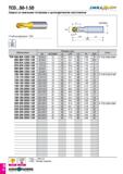 641 TCD S0-1 5D DRILLy-i SH Сверло со сменными головками с цилиндрическим хвостовиком > Глубина сверления: 1 5xD Обозначение Размеры (мм) Ключ DC DCO Каталог TAEGUTEC 2020 Режущий инструмент для токарных станков с ЧПУ и универсальных с ручным управлением Твердосплавные пластины для резцов и державок Спиральные сверла Стр. D52