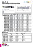 657 LCD T2-8D SBADEffi/SH Сверло со сменными головками с хвостовиком Weldon Глубина сверления: 8xD Обозначение Размеры (мм) DC DCONMS DF LU LPR LS PL Каталог TAEGUTEC 2020 Режущий инструмент для токарных станков с ЧПУ и универсальных с ручным управлением Твердосплавные пластины для резцов и державок Спиральные сверла Стр. D68