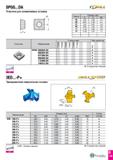 738 SPGG DA Tj&fMLL Пластина для алюминиевых сплавов Габарит Размеры (мм) IC S RE 05 5 00 2 38 0 4 06 6 00 2 38 0 4 07 7 94 3 97 0 8 09 9 80 4 30 0 8 Каталог TAEGUTEC 2020 Режущий инструмент для токарных станков с ЧПУ и универсальных с ручным управлением Твердосплавные пластины для резцов и державок Спиральные сверла Стр. D149
