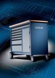 14 Изображение тележки 1504 XL Стенд тележка инструментальная выдвижные ящики на колесиках с рабочей панелью на роликах Каталог GEDORE на русском языке 2 Каталог GEDORE 2012 Ручной инструмент, специнструмент и инструментальная мебель Стр. 14