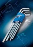 336 Набор ключей шестигранных Gedore удлиненных хромированных изогнутых красочная иллюстрация из промышленного каталога Гедоре на русском языке Каталог GE Каталог GEDORE 2012 Ручной инструмент, специнструмент и инструментальная мебель Стр. 336