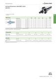 2545 - Für Werkzeuge nach DIN 1880 - ISO 7388-1 Werkzeug Bezeichnung d1 d11 mm d12 mm U mm l19 mm d13 ö SK DIN 69871 AD/B AK155 S40 035 16 SK40 16 36 Каталог WALTER 2016 Общий Инструмент станочный режущий и инструментальная оснастка Фрезы монолитные и сборные с твердосплавными сменными пластинами Сверла Резцы Оправки Стр. D133