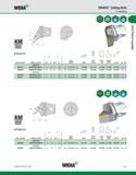 83 WIDIA KM40TS Cutting Units P-Clamping KMl QUICK CHANGE I PDJN 93° order number catalog number L1 mm in mm in gage insert shim lever screw shim pi Каталог WIDIA 2011 Инструментальная оснастка для металлорежущих станков Вспомогательный инструмент для оборудования Адаптеры Насадки Оправки Патроны Стр. A73 ENG