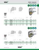 97 WIDIA KM40TS Cutting Units TopThread and TopGroove I NS 93° order number catalog number mm L1 in mm F in gage insert clamp clamp screw kg lbs rig Каталог WIDIA 2011 Инструментальная оснастка для металлорежущих станков Вспомогательный инструмент для оборудования Адаптеры Насадки Оправки Патроны Стр. A87 ENG
