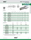 111 WIDIA KM40TS Internal Cutting Units Laydown Threading LSE 90° order number catalog number mm D2 in D min mm in mm F in mm L4 in mm L1 in gage ins Каталог WIDIA 2011 Инструментальная оснастка для металлорежущих станков Вспомогательный инструмент для оборудования Адаптеры Насадки Оправки Патроны Стр. A101 ENG