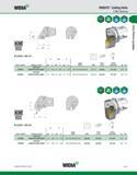 151 WIDIA KM50TS Cutting Units C-MX-Clamping KMl QUICK CHANGE ICSSN MX 45° L1 L1S F order number catalog number mm in mm in mm in gage insert shim sh Каталог WIDIA 2011 Инструментальная оснастка для металлорежущих станков Вспомогательный инструмент для оборудования Адаптеры Насадки Оправки Патроны Стр. A141 ENG
