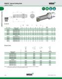 168 KM50TS Internal Cutting Units KM50TS Internal Cutting Units Laydown Threading WIDIA QUICK CHANGE LSE 90° order number catalog number mm D2 in D m Каталог WIDIA 2011 Инструментальная оснастка для металлорежущих станков Вспомогательный инструмент для оборудования Адаптеры Насадки Оправки Патроны Стр. A158 ENG