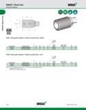 170 KM50TS Shank Tools KM50TS Shank Tools Boring Bar Adapters WIDIA KMl QUICK CHANGE BAI Boring Bar Adapter Internal Coolant Only Metric order number Каталог WIDIA 2011 Инструментальная оснастка для металлорежущих станков Вспомогательный инструмент для оборудования Адаптеры Насадки Оправки Патроны Стр. A160 ENG